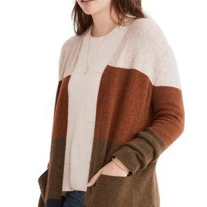 Madewell Kent Striped Cardigan Sweater